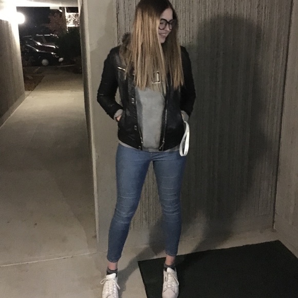 Blue skinny jeans, size 12 - Picture 2 of 3
